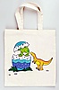 Picture of Cotton Dinosaur Bag