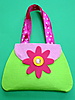 Picture of Felt Flower Bag Craft Kit