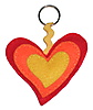Picture of Funky Heart Keyring