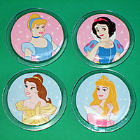 Picture of Colour-in Princess Badges