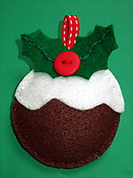 Picture of Felt Christmas Pudding