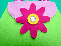 Picture of Felt Flower Bag Craft Kit