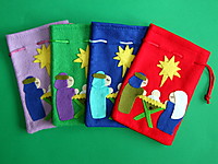 Picture of Felt Nativity Bags