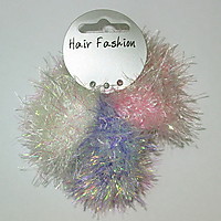 Picture of Fluffy Tinsel Scrunchies