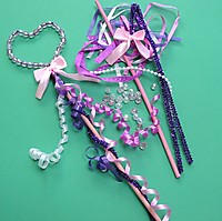Picture of Heart Beaded Wand