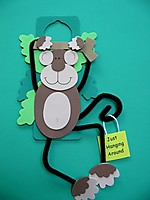 Picture of Monkey Door Hanger