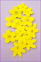 Picture of Wooden Yellow Flowers
